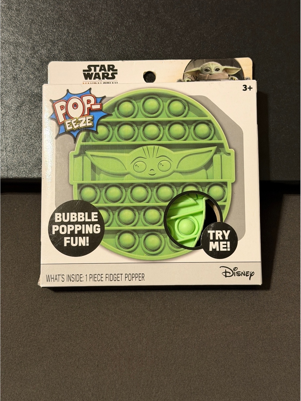 Disney Star Wars The Mandalorian Grogu Pop-eeze Fidget Popper Bubble Popping